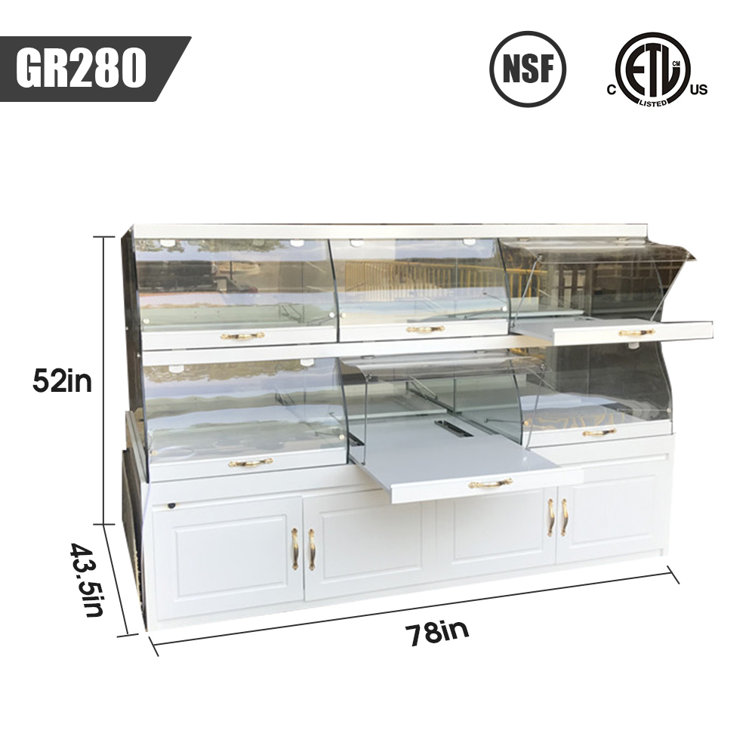 Cooler Depot 56'' H x 79'' W Metal Concession Stand Wayfair